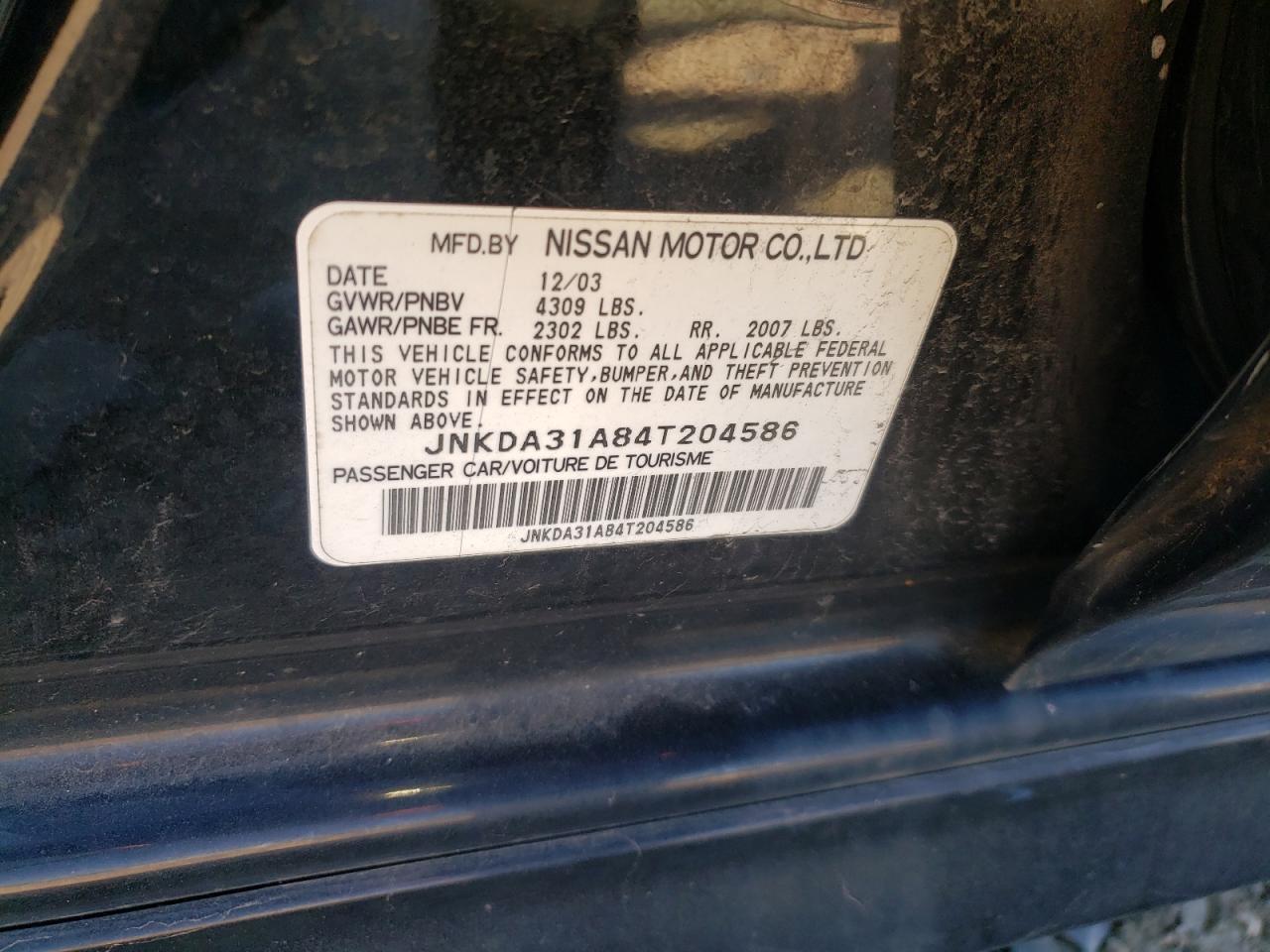 2004 INFINITI I35