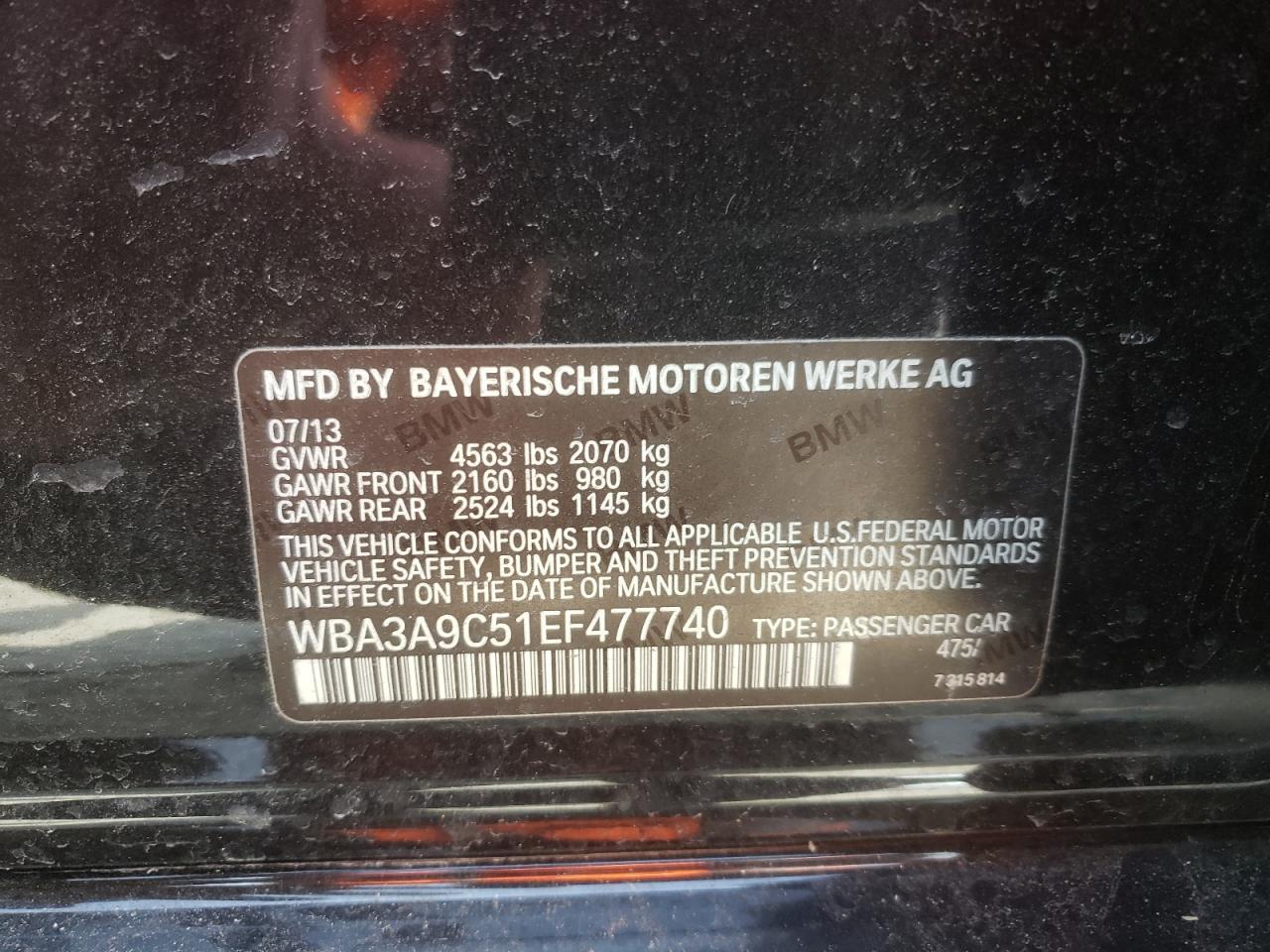 2014 BMW 3 SERIES