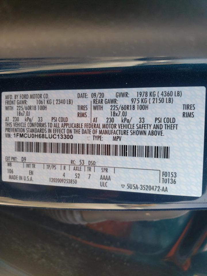2020 FORD ESCAPE