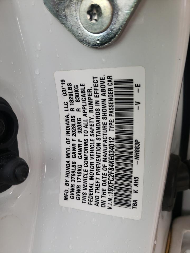 2019 HONDA CIVIC