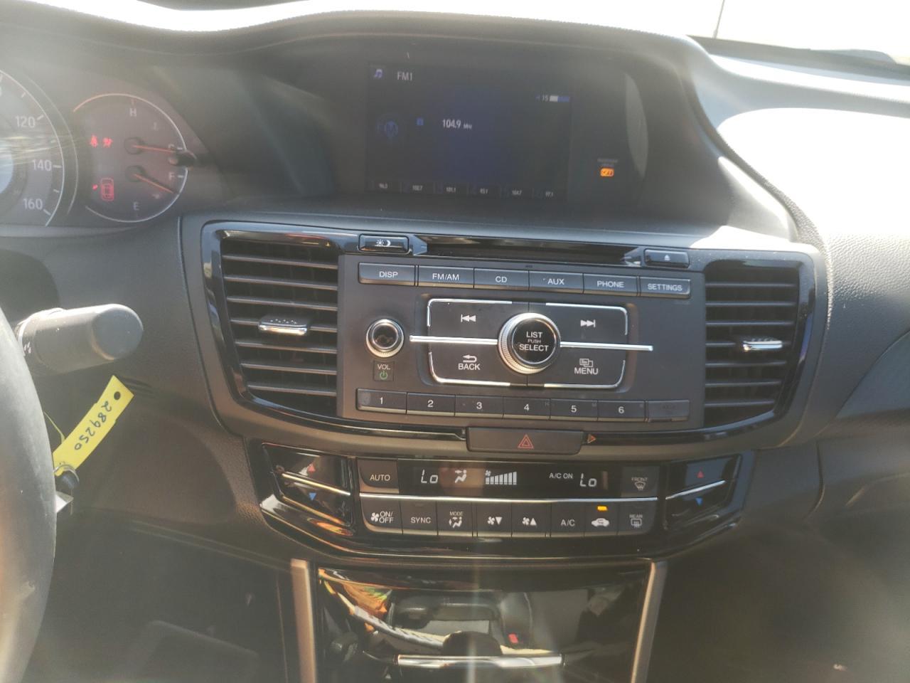 2017 HONDA ACCORD