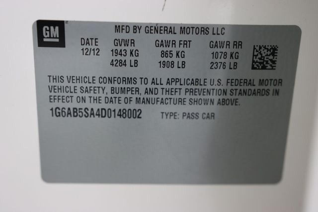 2013 CADILLAC ATS