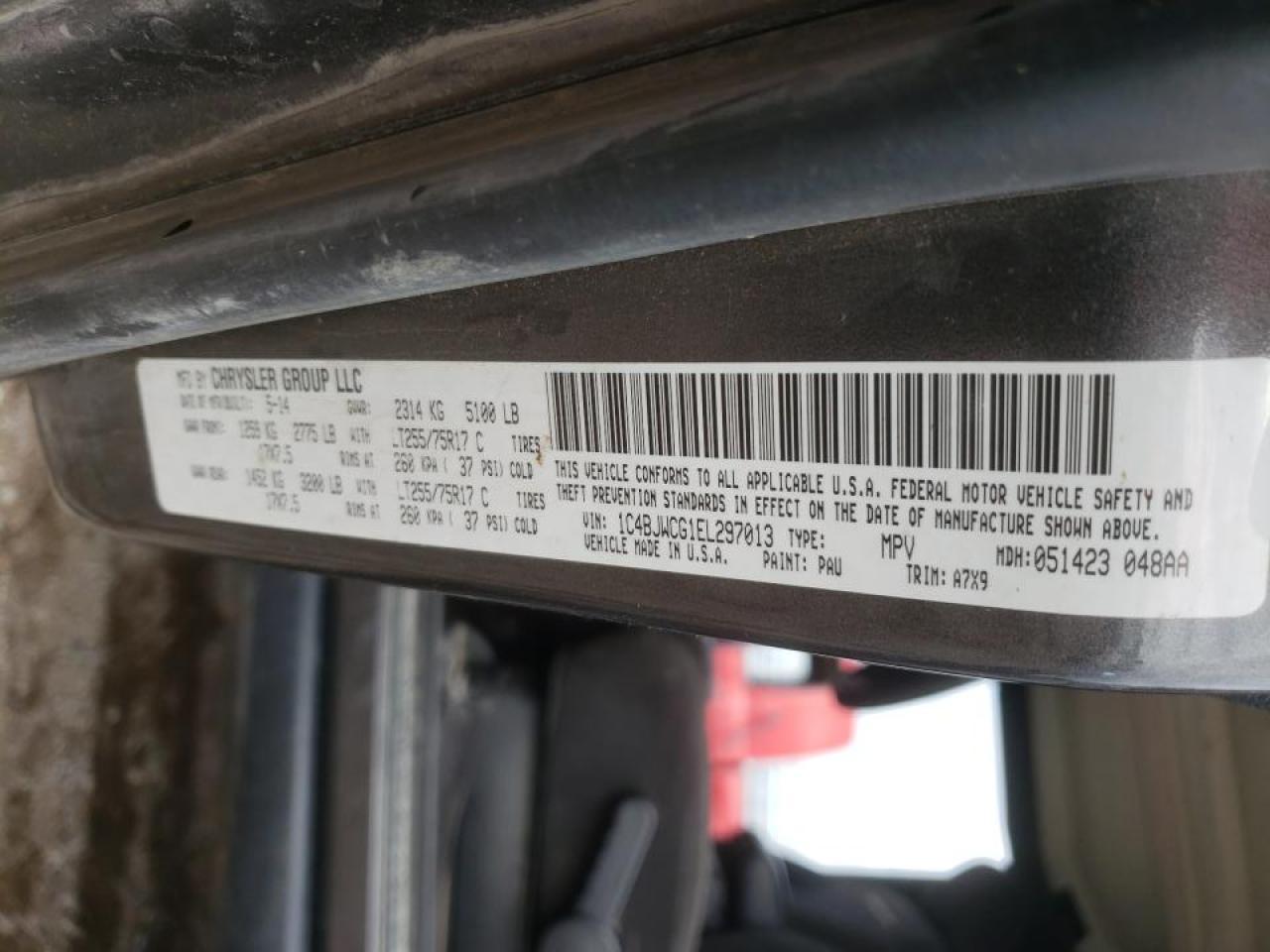 2014 JEEP WRANGLER