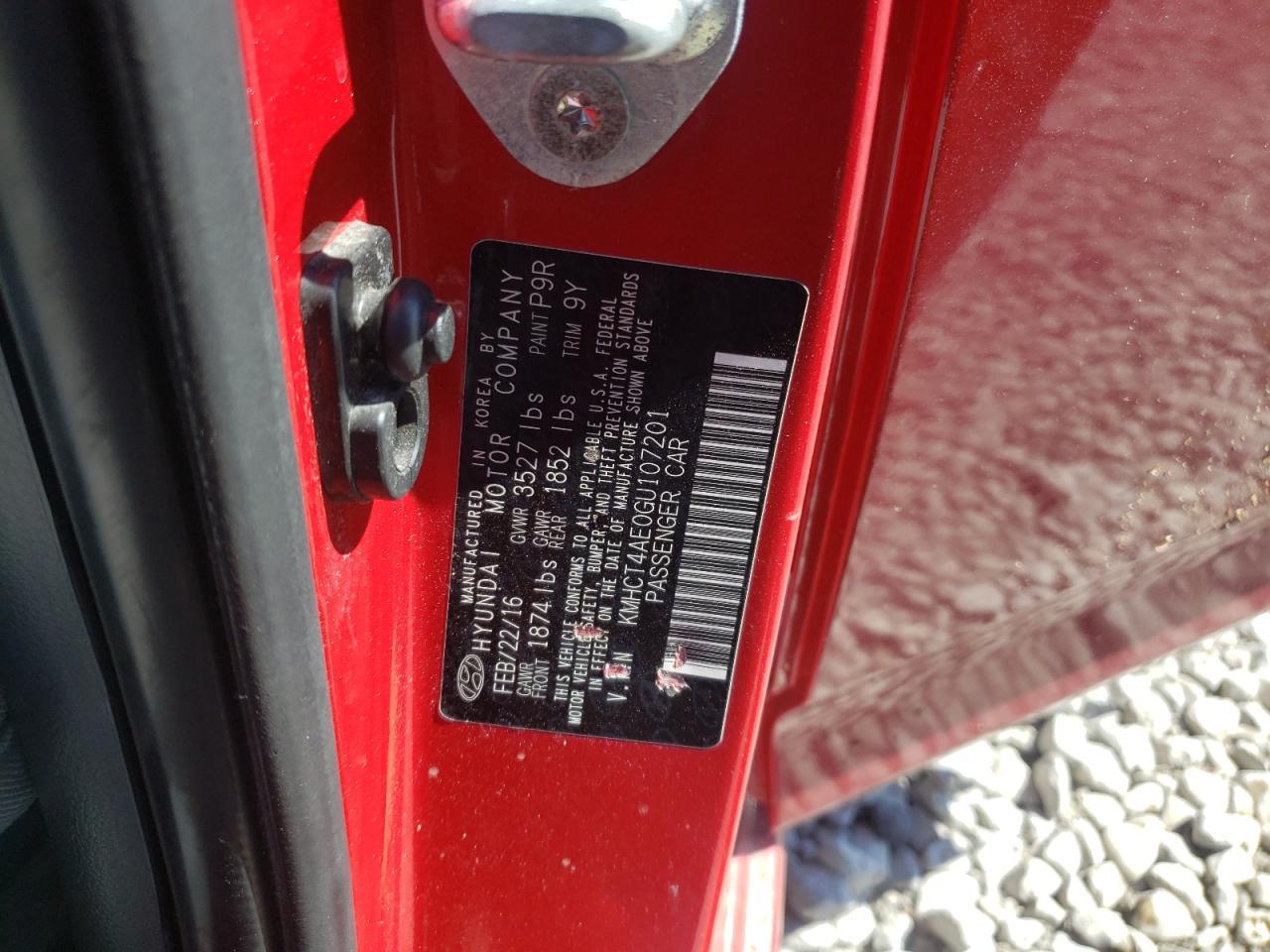 2016 HYUNDAI ACCENT