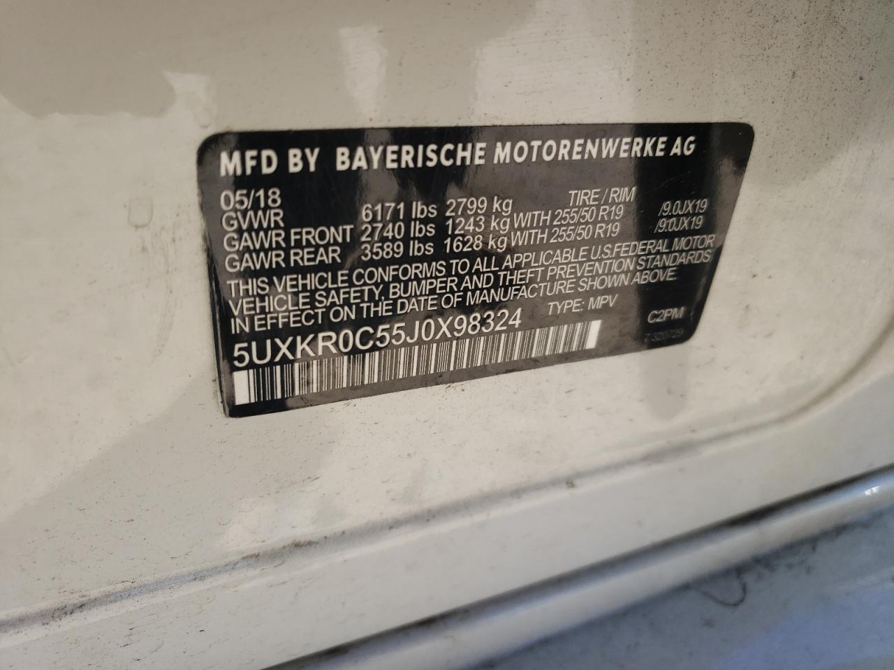 2018 BMW X5