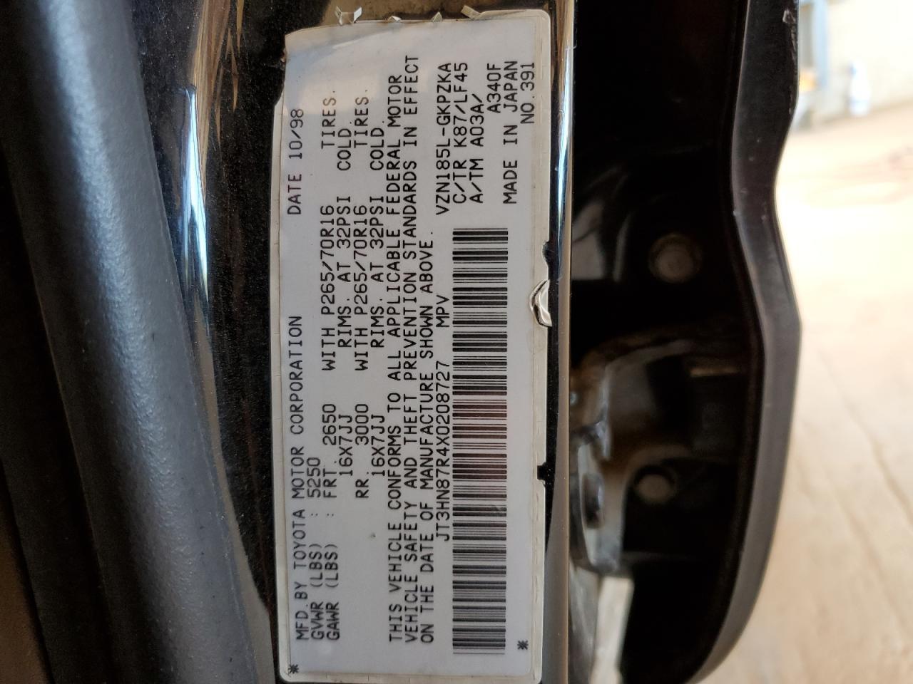 1999 TOYOTA 4Runner