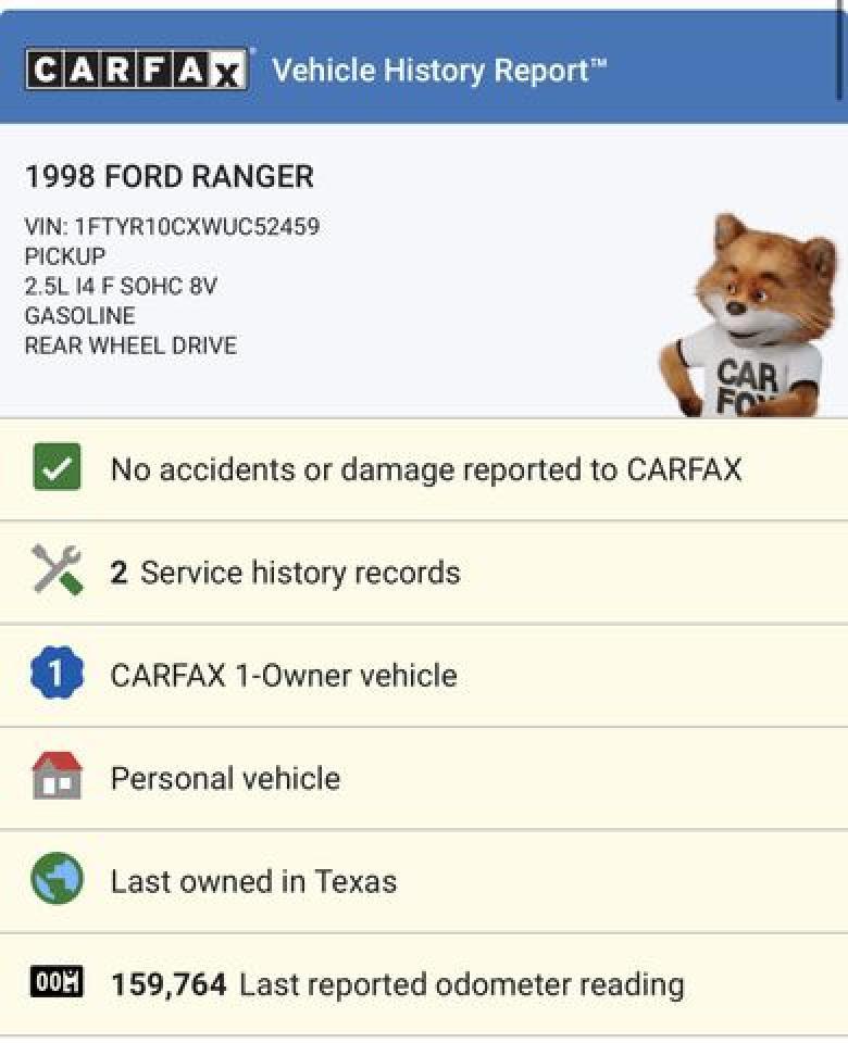 1998 FORD RANGER