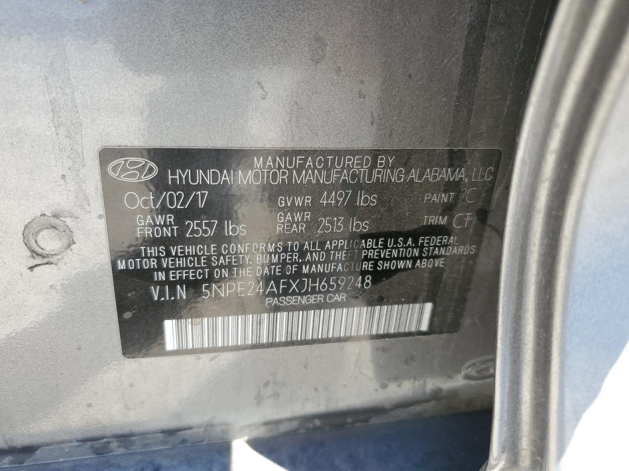 2018 HYUNDAI SONATA