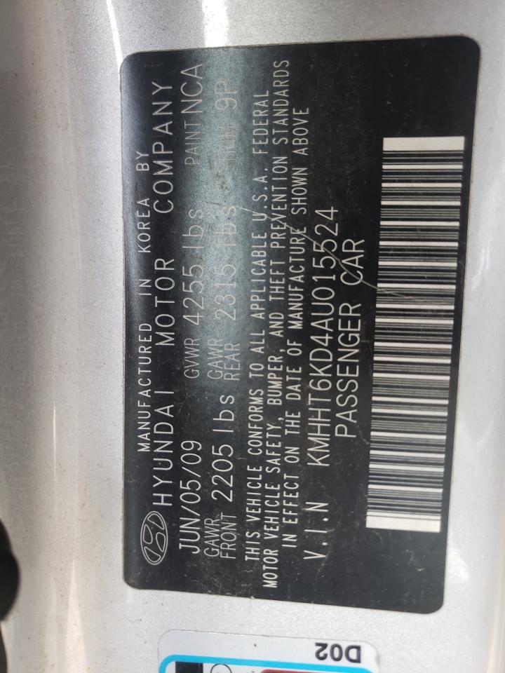 2010 HYUNDAI GENESIS