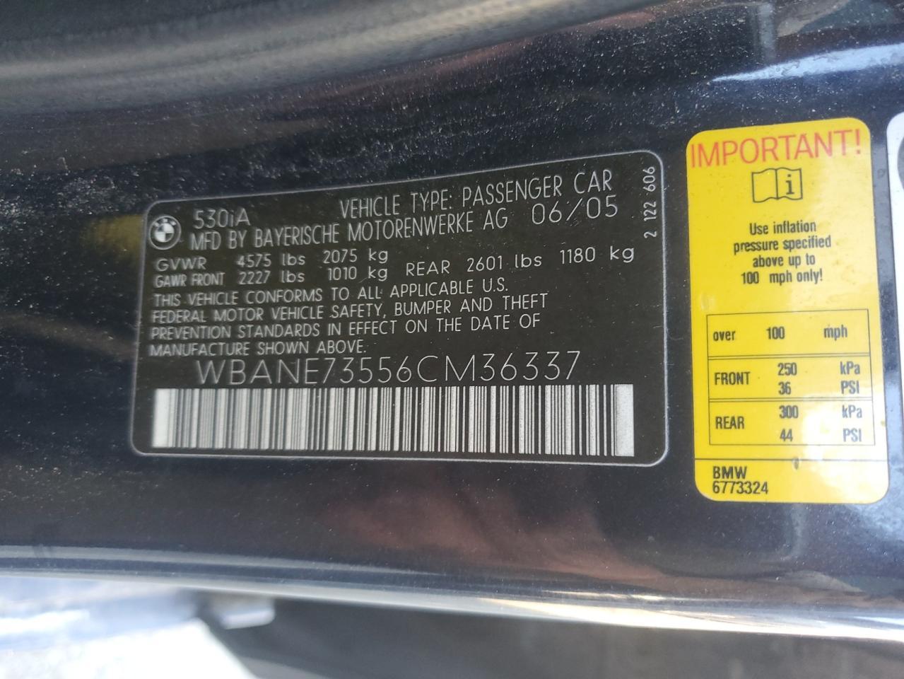 2006 BMW 5 series
