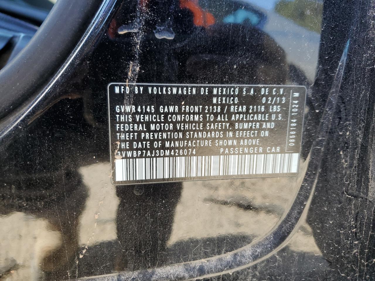 2013 VOLKSWAGEN JETTA