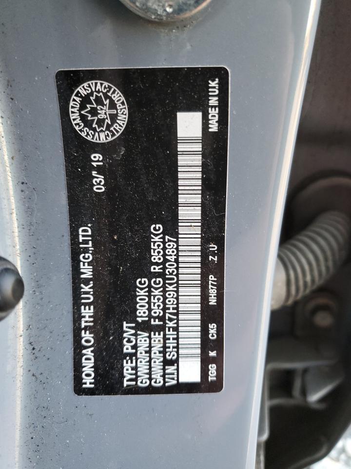 2019 HONDA CIVIC