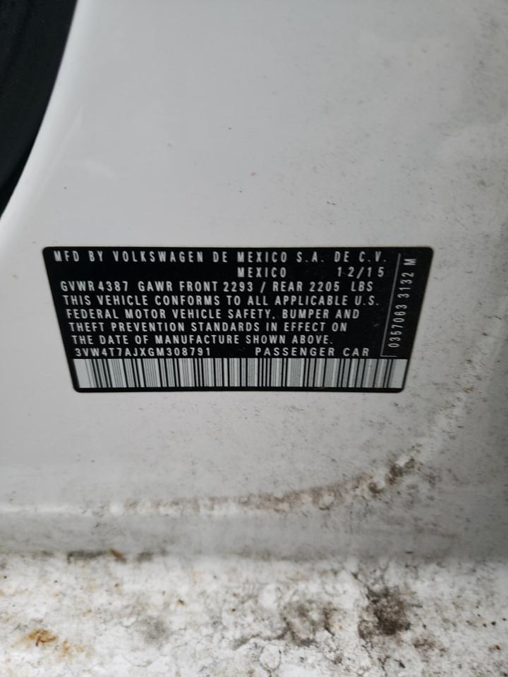 2016 VOLKSWAGEN JETTA