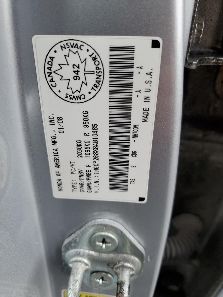 2008 HONDA ACCORD