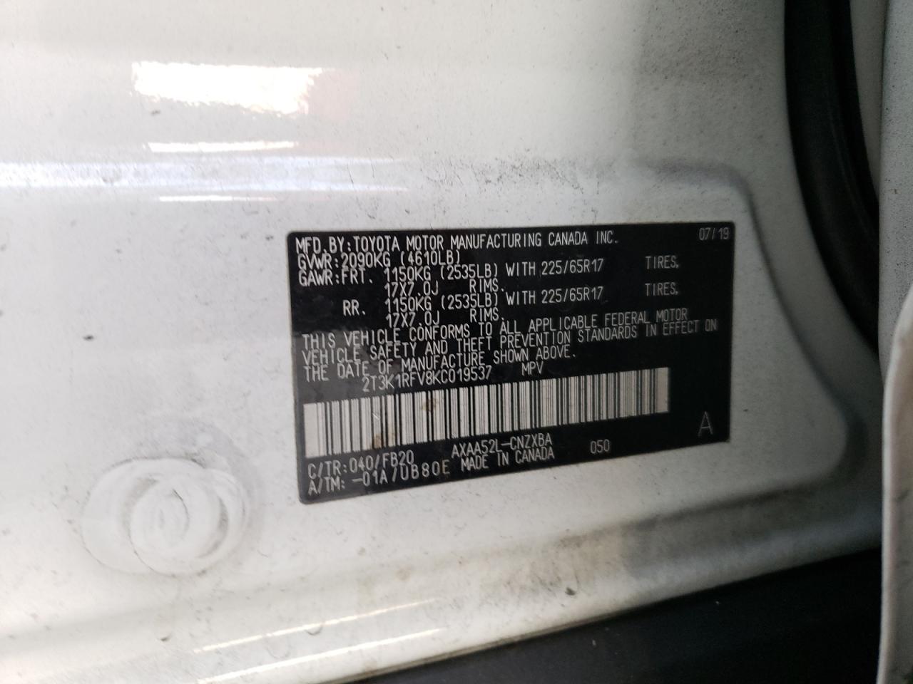 2019 TOYOTA RAV4