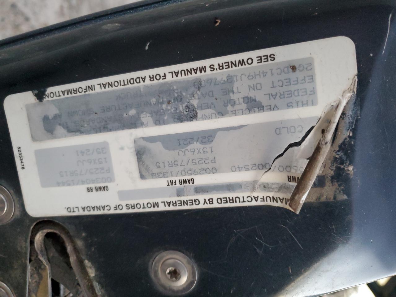 1988 CHEVROLET Gmt