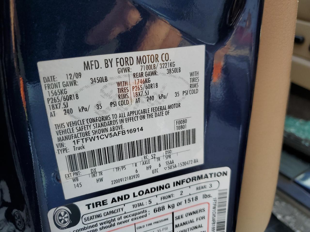 2010 FORD F-150