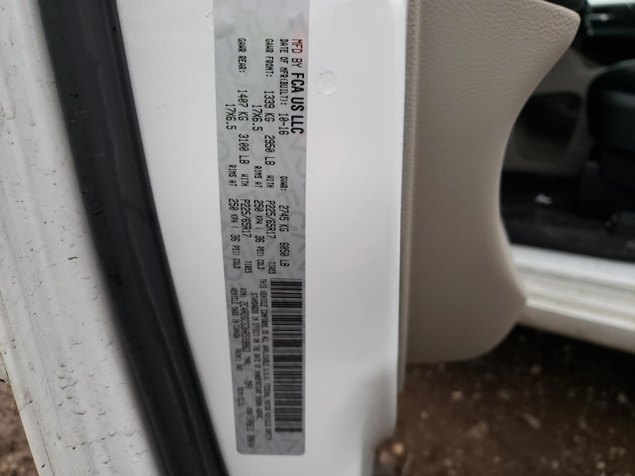 2017 DODGE GRAND CARAVAN