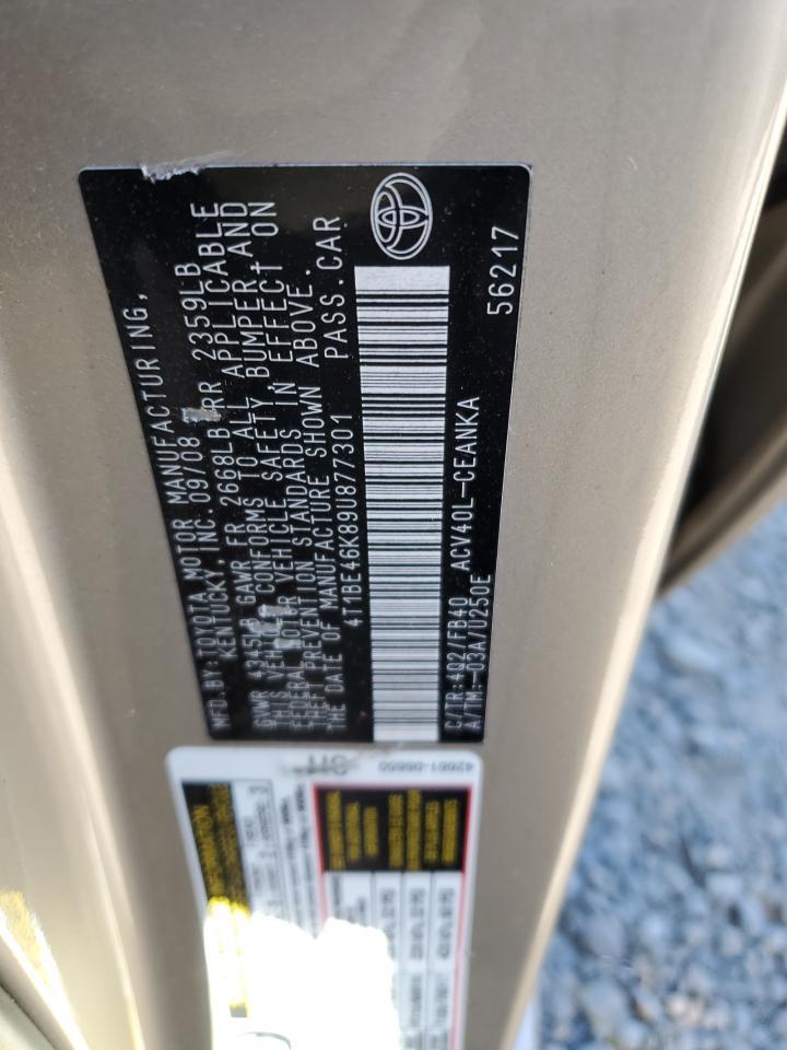 2009 TOYOTA CAMRY