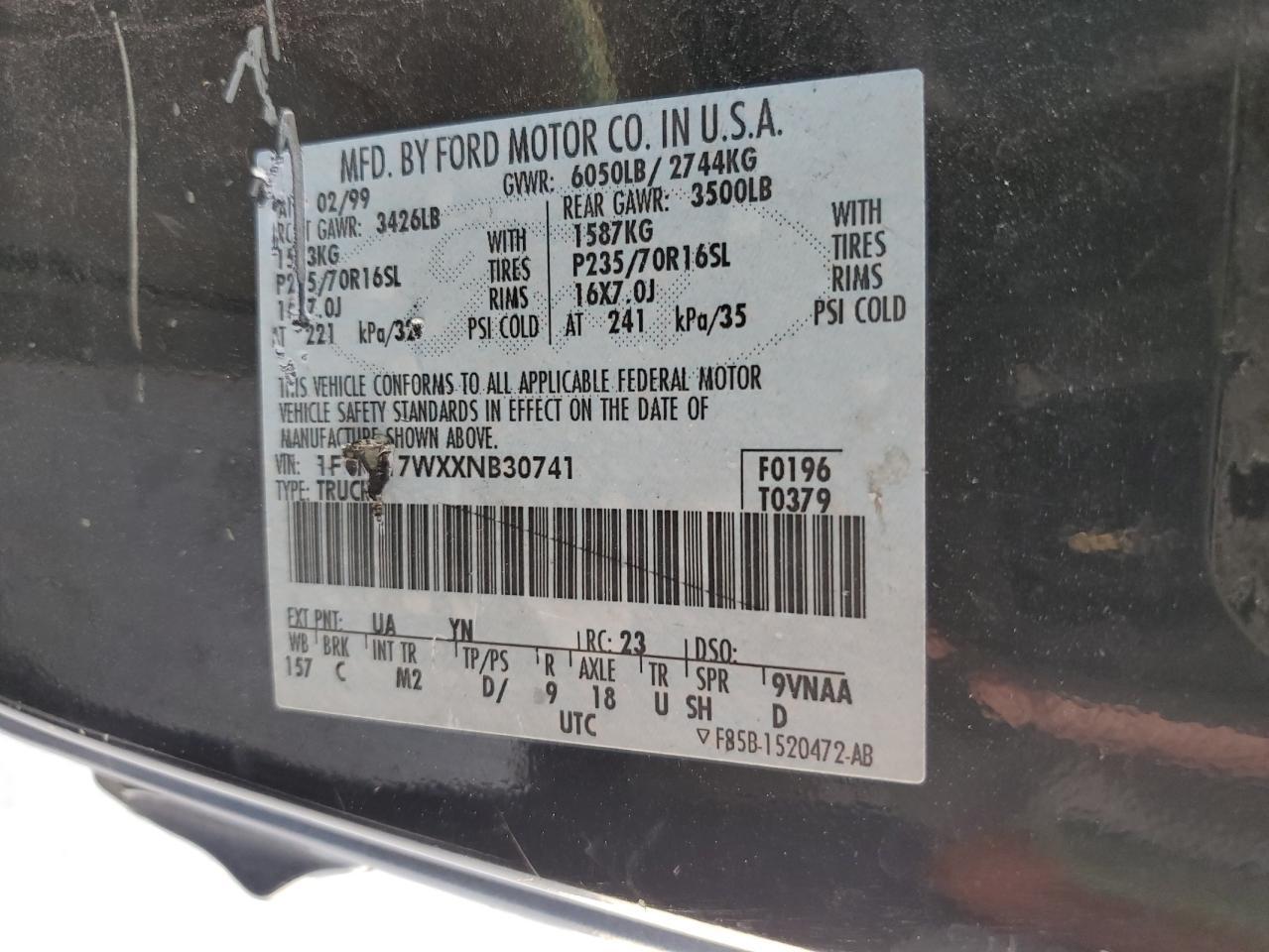 1999 FORD F-150