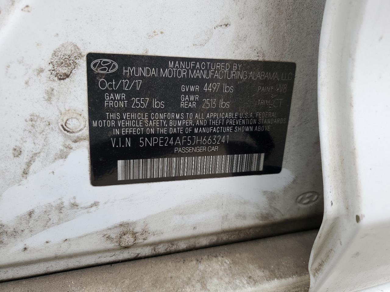 2018 HYUNDAI SONATA