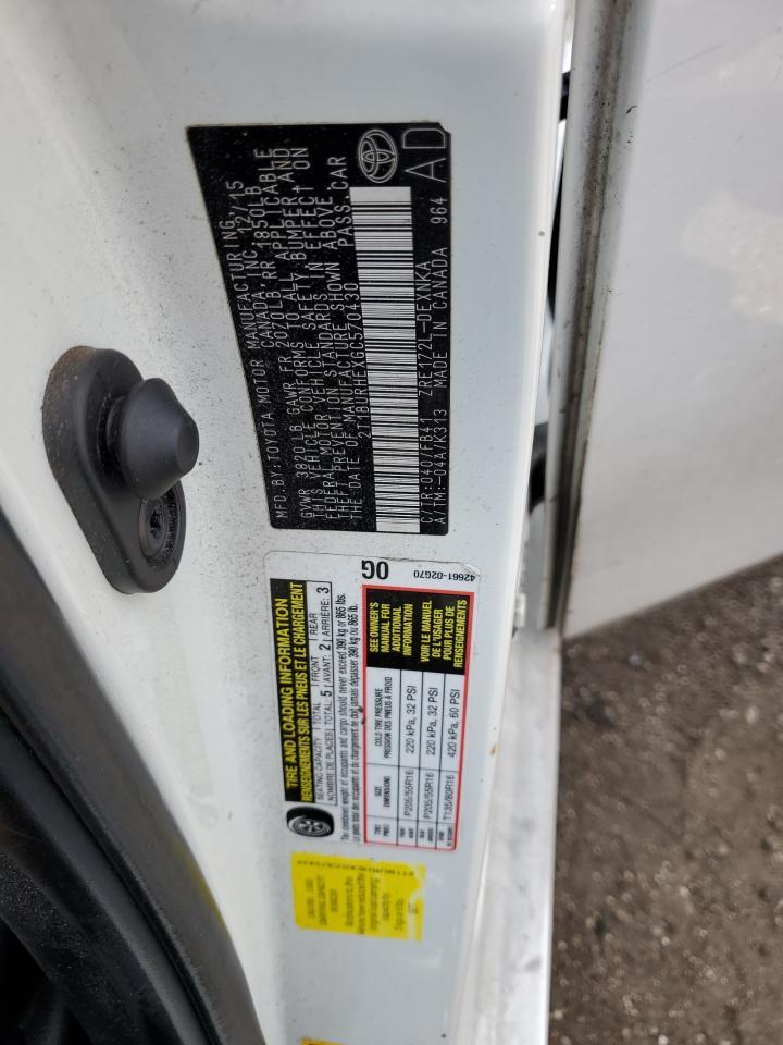 2016 TOYOTA COROLLA