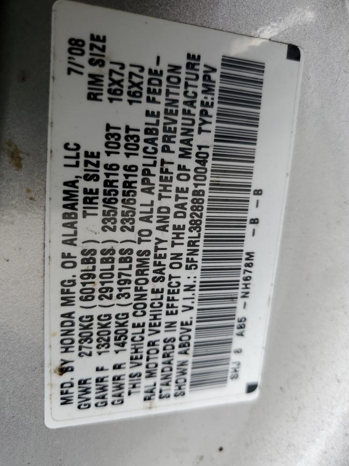 2008 HONDA ODYSSEY