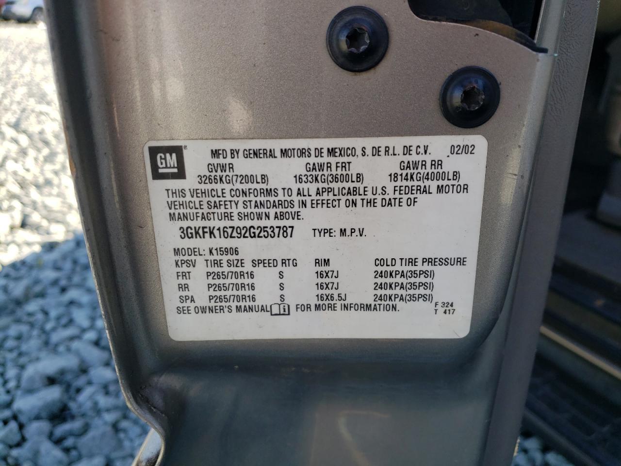 2002 GMC Yukon