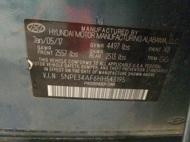 2017 HYUNDAI SONATA
