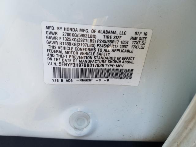 2011 HONDA PILOT