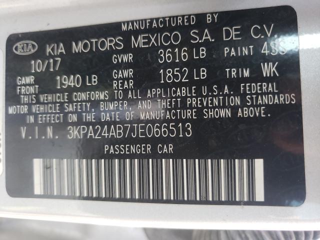 2018 KIA RIO