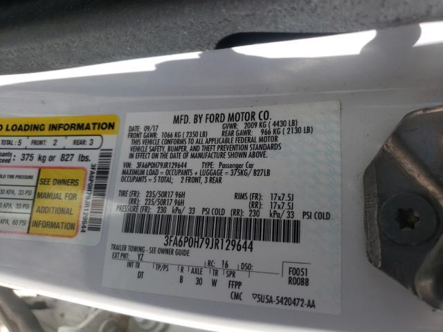 2018 FORD FUSION