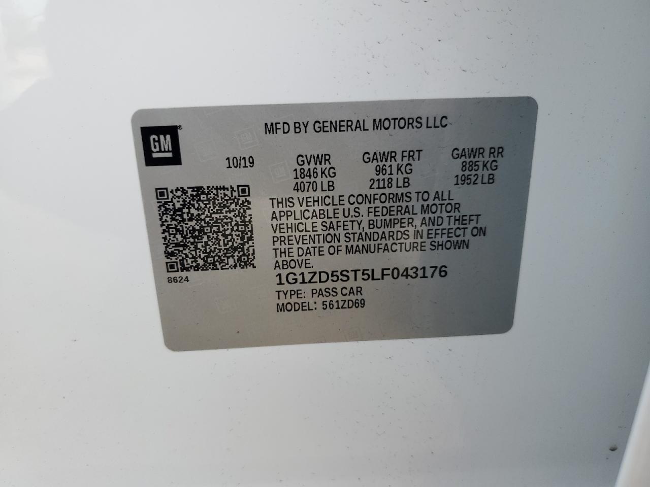 2020 CHEVROLET MALIBU