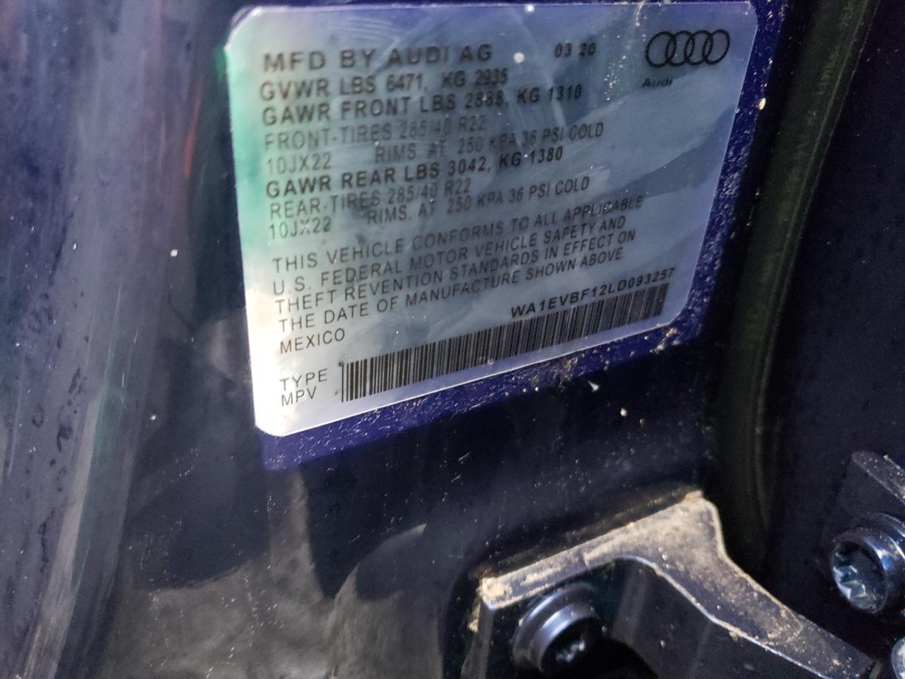 2020 AUDI Q8