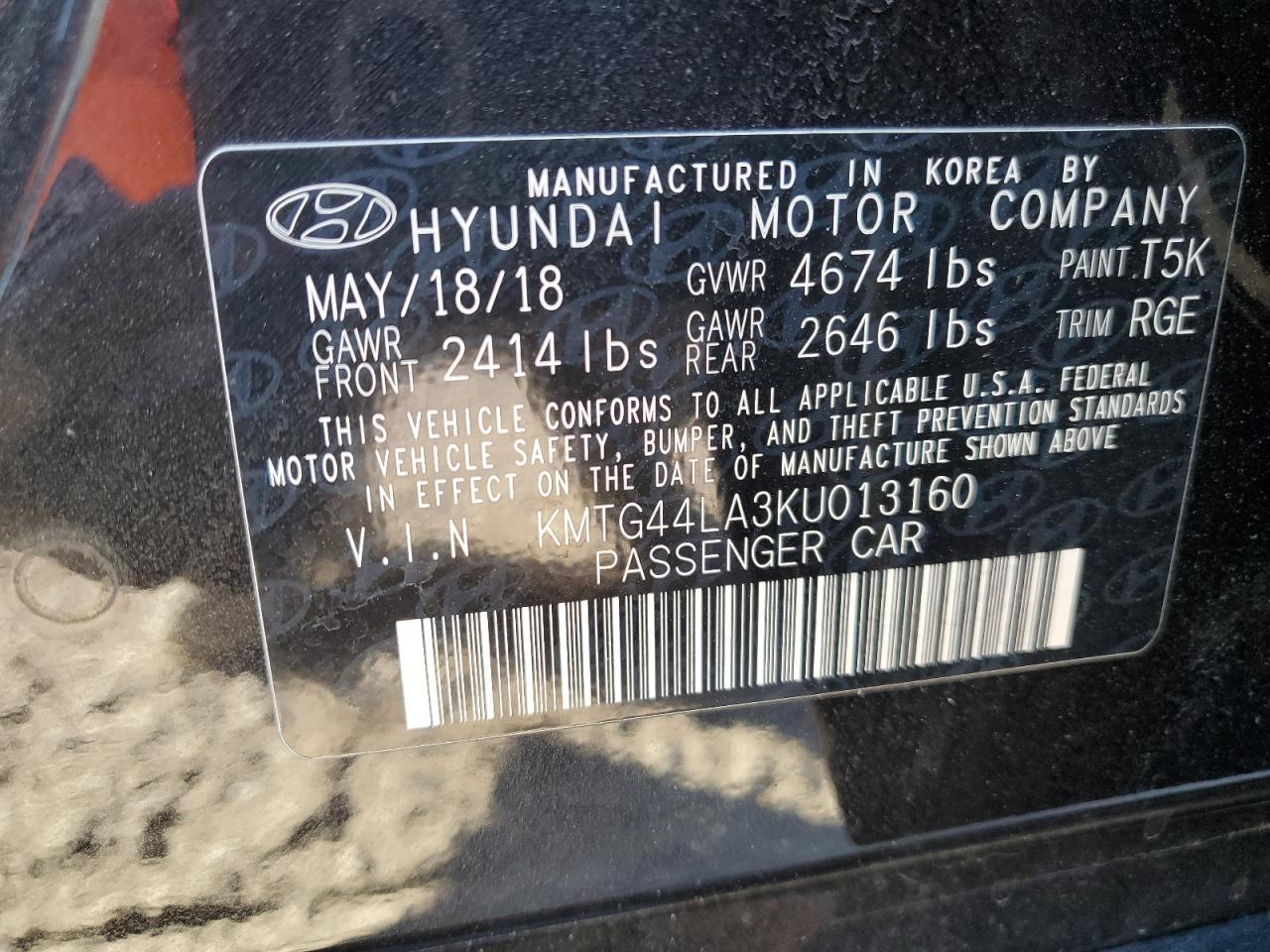 2019 GENESIS G70