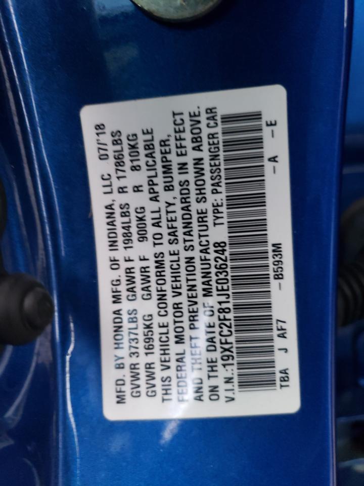 2018 HONDA CIVIC