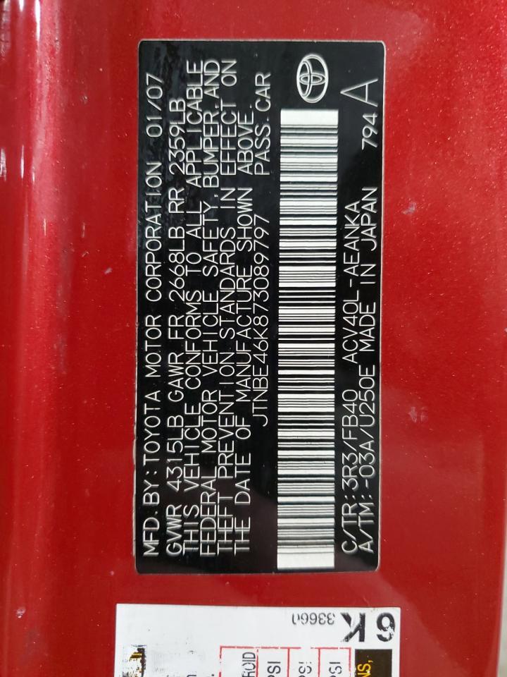 2007 TOYOTA CAMRY