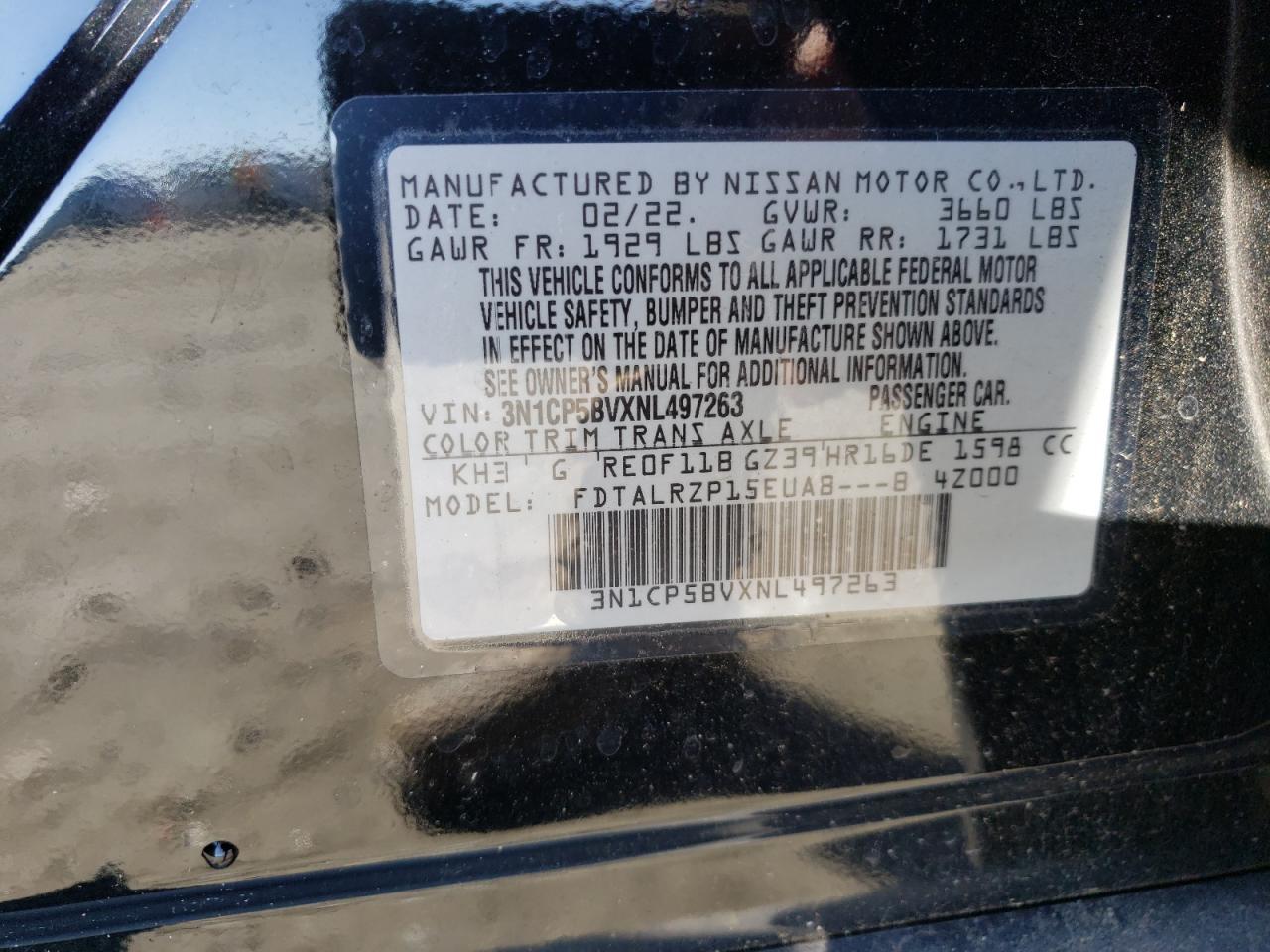 2022 NISSAN KICKS
