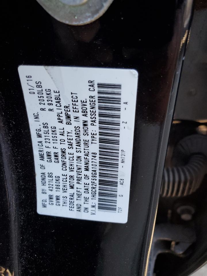 2016 HONDA ACCORD