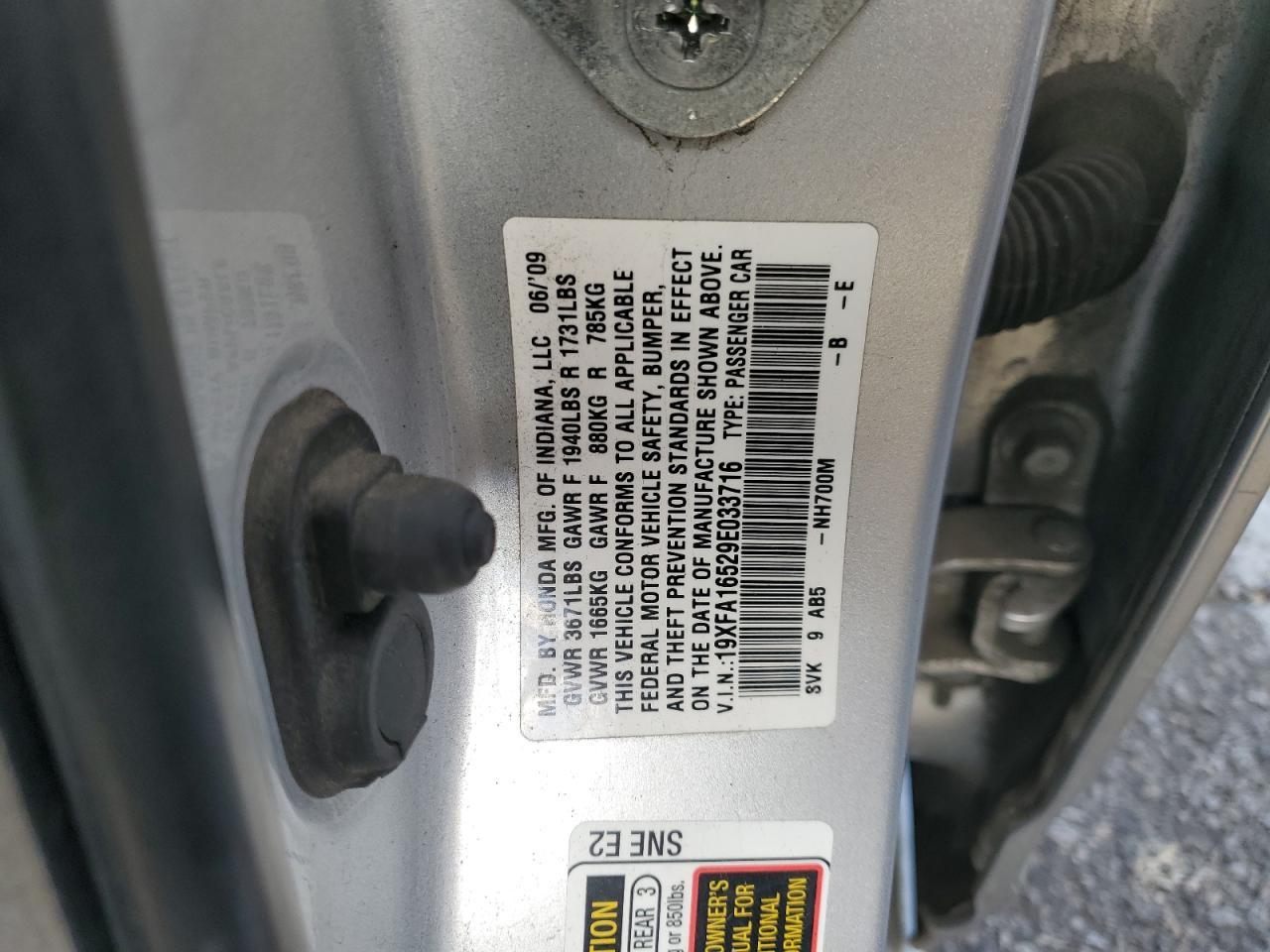2009 HONDA CIVIC