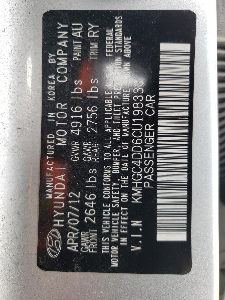 2012 HYUNDAI GENESIS