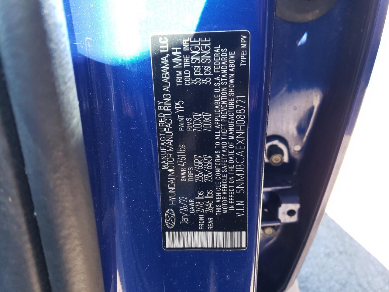 2022 HYUNDAI TUCSON