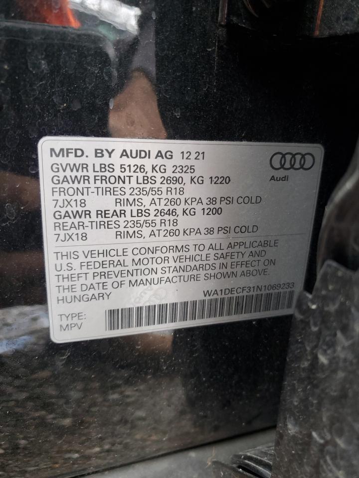2022 AUDI Q3