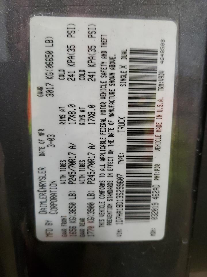 2003 DODGE RAM 1500