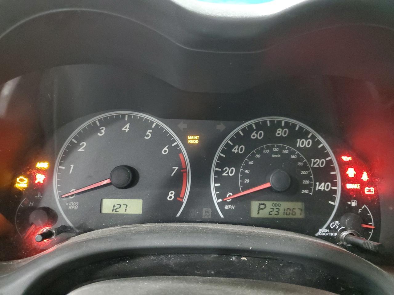 2009 TOYOTA COROLLA