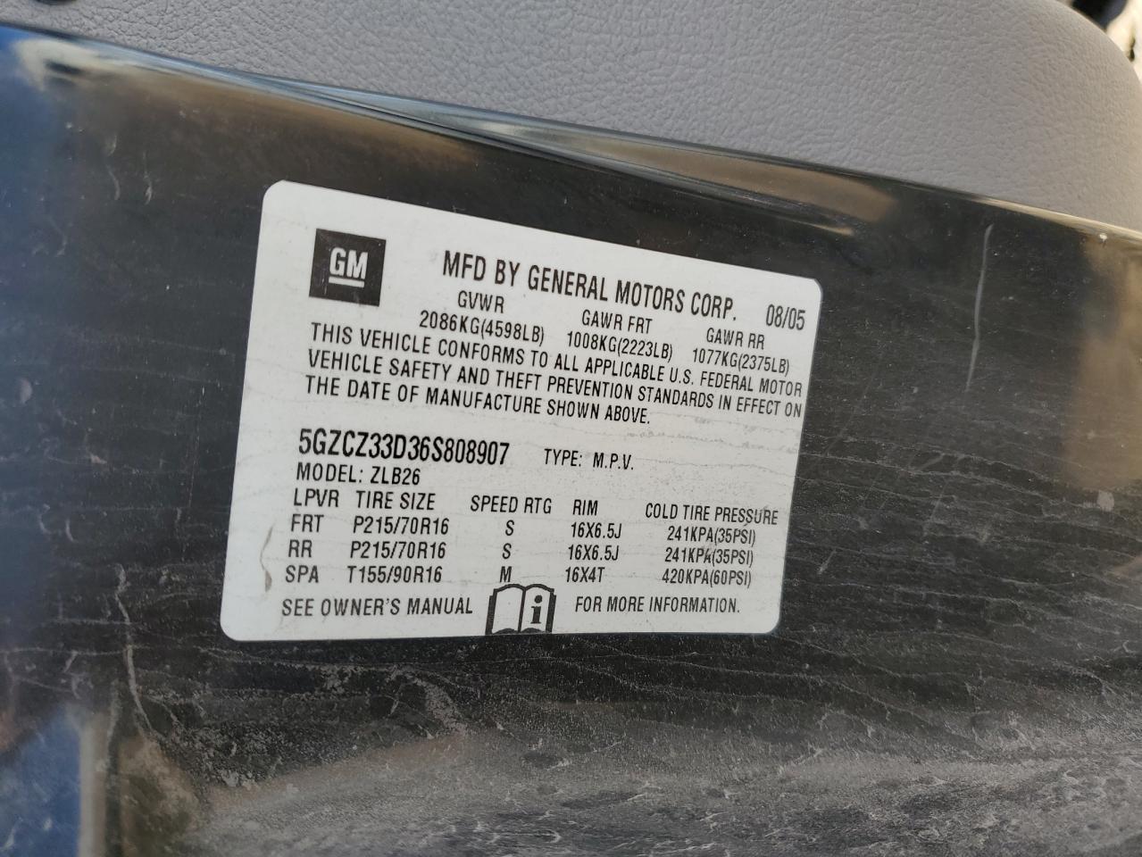 2006 SATURN Vue