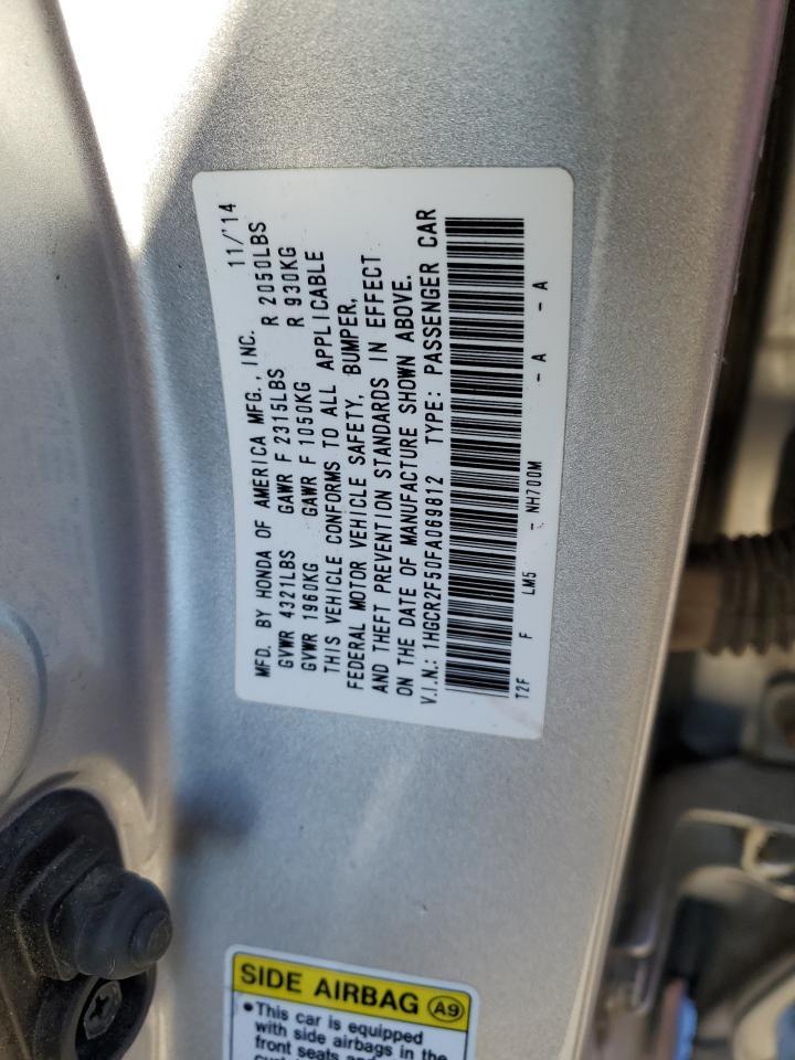 2015 HONDA ACCORD