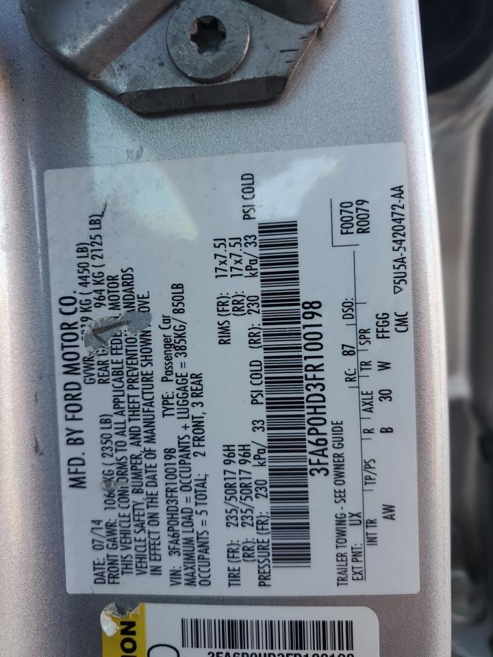 2015 FORD FUSION