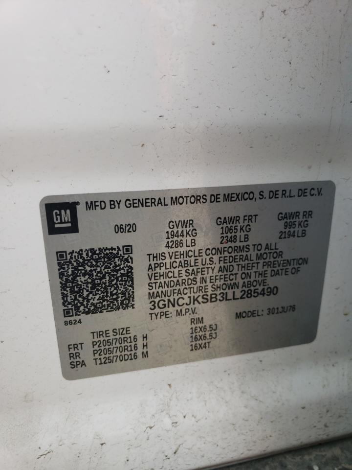 2020 CHEVROLET TRAX