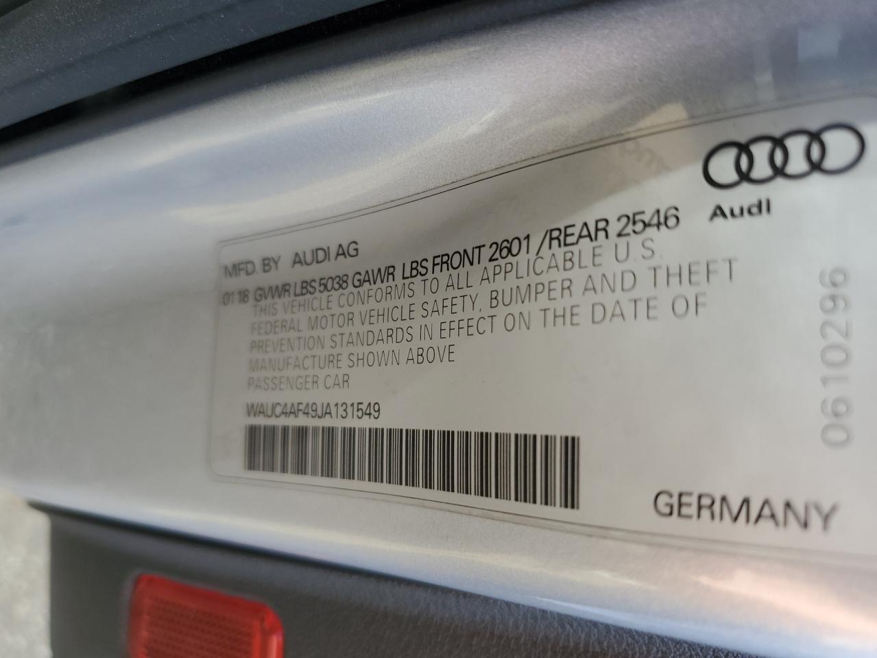 2018 AUDI S4
